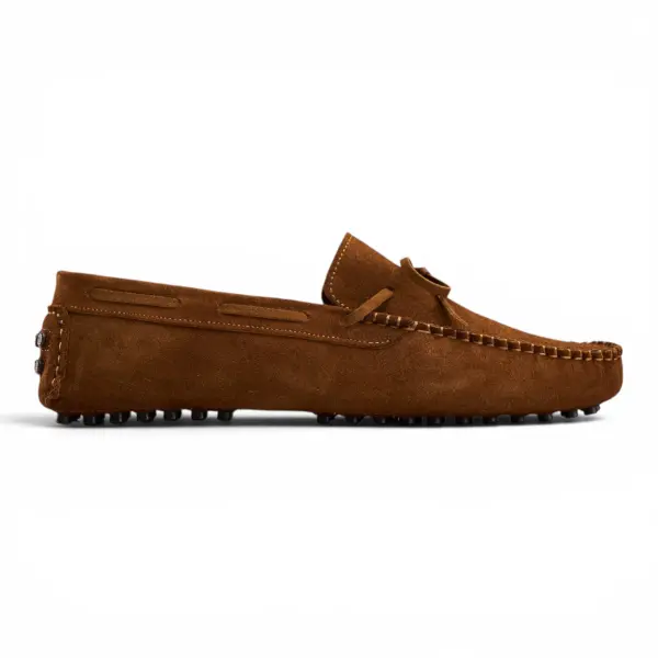 Moccasin in Suede Brown image 0