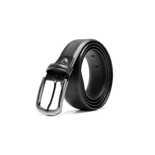 Leather Belt in Black image 1