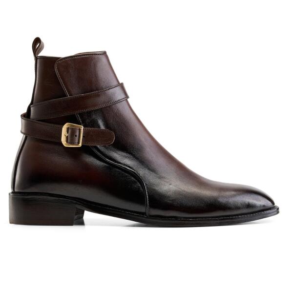 The Vincent Strap Boot - Brown image 0