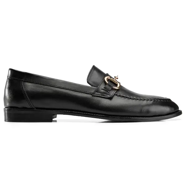 Alzati Horsebit Loafers in Black image 0