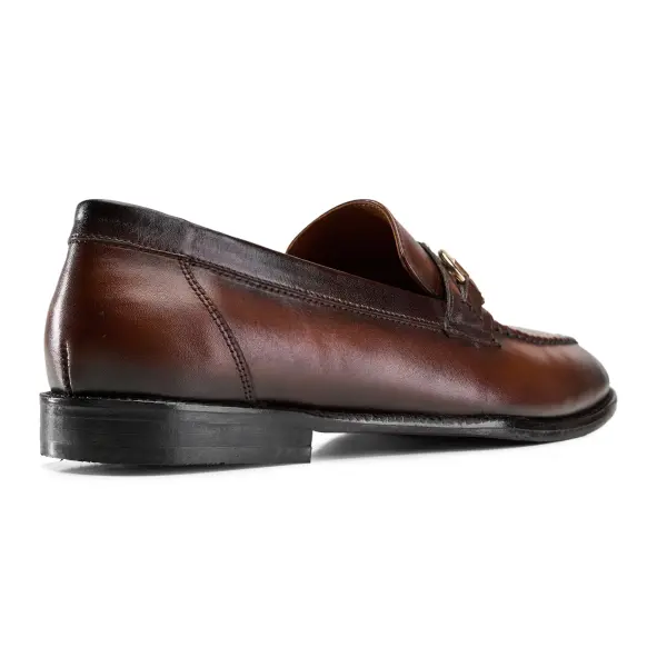 Alzati Horsebit Loafers in Brown image 4
