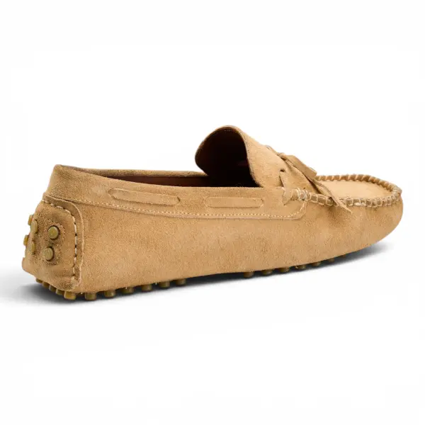Moccasin in Suede Beige image 4