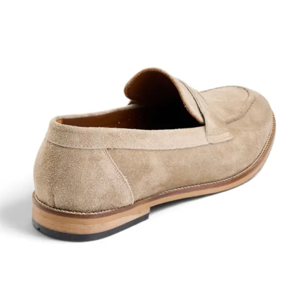 Penny Loafer in Beige Suede image 4
