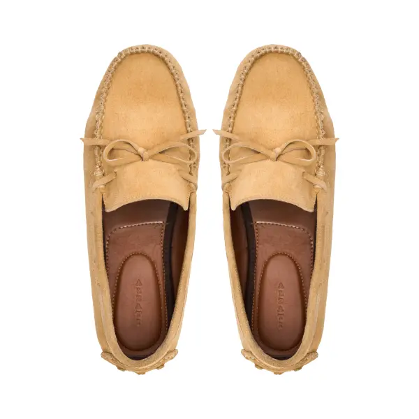 Moccasin in Suede Beige image 2