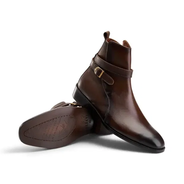 The Vincent Strap Boot - Brown image 1
