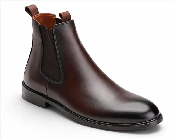 Brown Chelsea Boot - Round Toe image 2