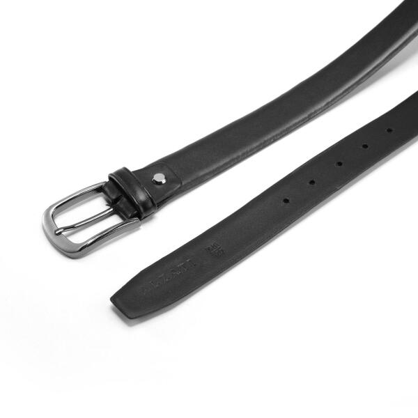 Leather Belt in Black image 2