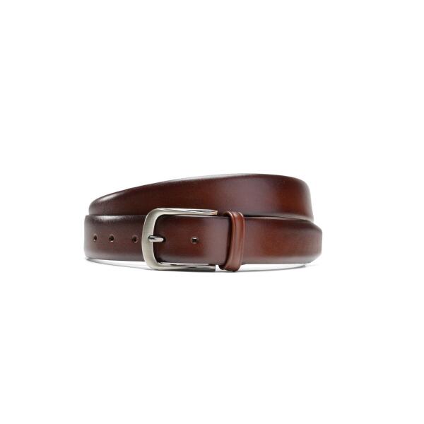 Leather Belt in Camel image 0