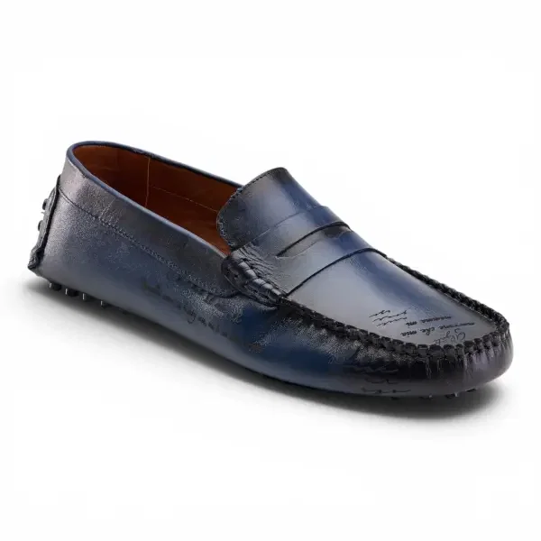 Calli Moccasin - Navy image 4