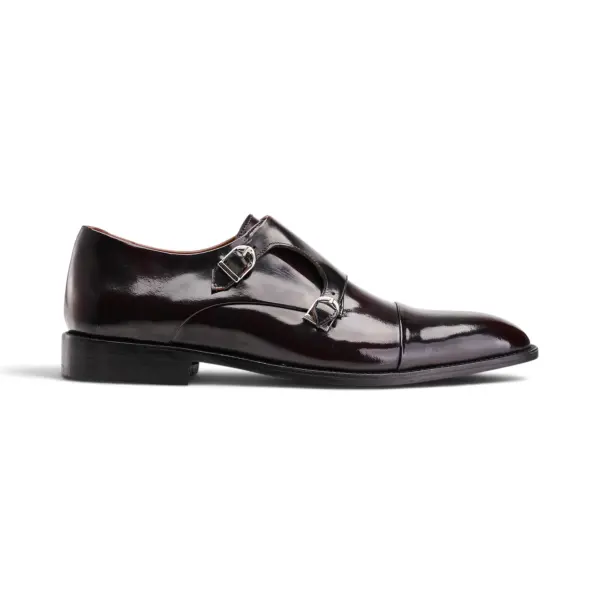 Burgundy Double Monk oxford image 0