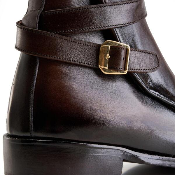 The Vincent Strap Boot - Brown image 2