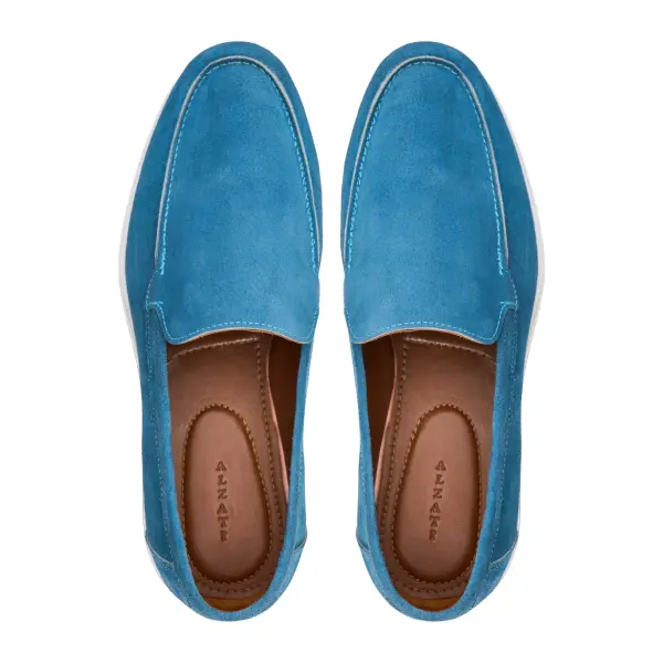 Elio Loafers in Baby Blue image 3