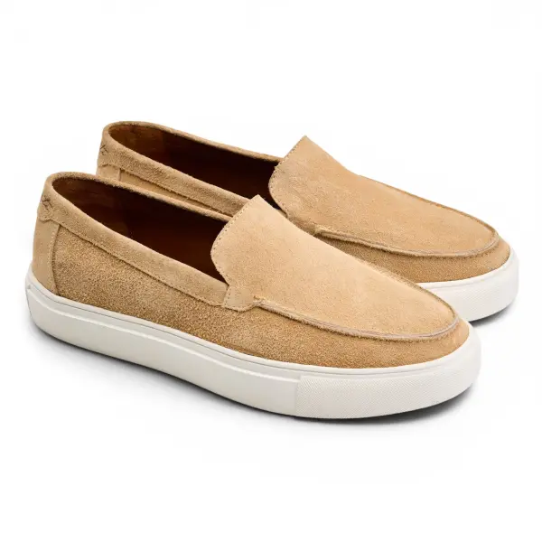 Plain Sneakers in Biege image 2