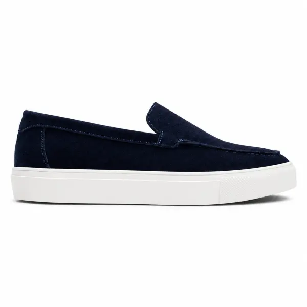 Plain Sneakers in Navy image 0