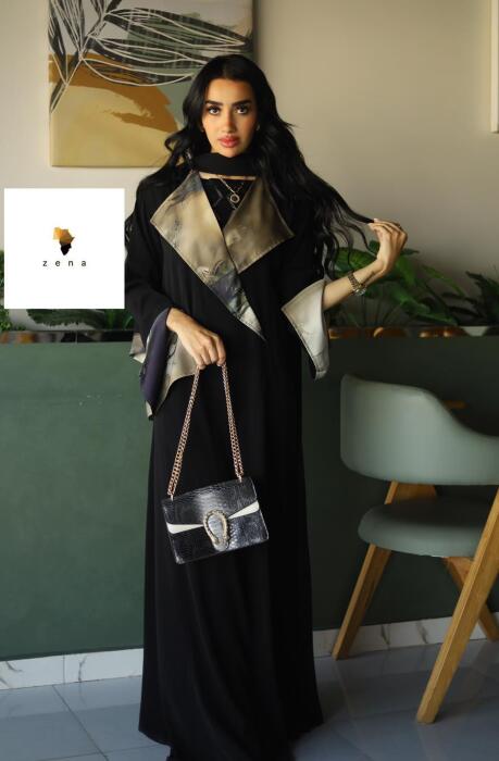 عبايه حرير فخمه  image 1