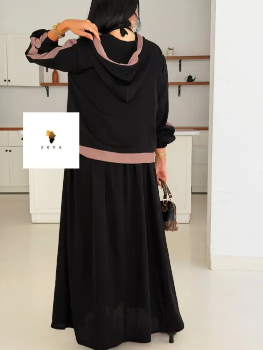 عبايه قطعه واحده عملية وأنيق image 1