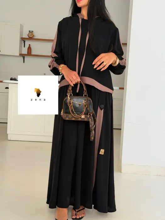 عبايه قطعه واحده عملية وأنيق image 2