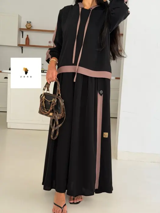 عبايه قطعه واحده عملية وأنيق image 3