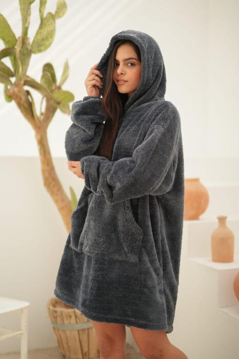 Oversize Fleece Blanket Hoodie image 5