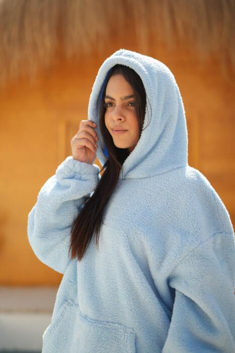 Oversize Fleece Blanket Hoodie image 7