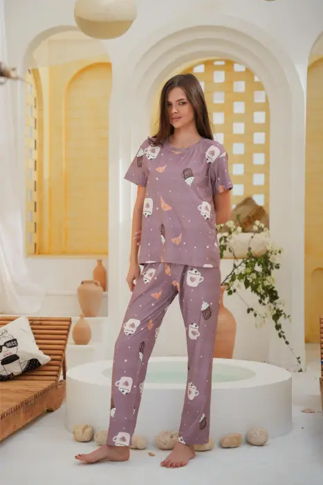 Cozy Mocha Pajama Set image 2
