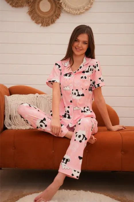 Panda Night Pajama Set image 2