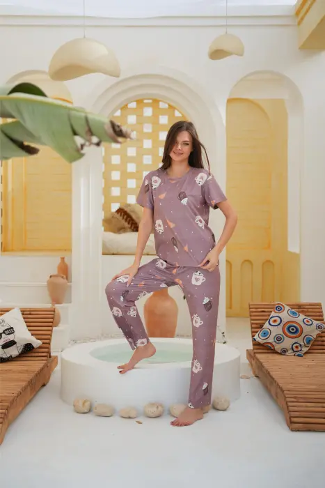 Cozy Mocha Pajama Set image 1