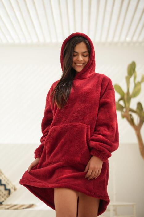Oversize Fleece Blanket Hoodie image 10