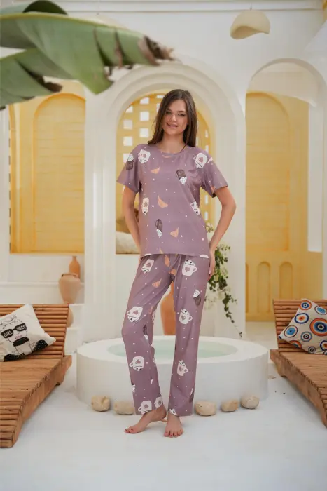 Cozy Mocha Pajama Set image 0
