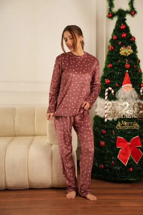 Brown Pajama Set image 5