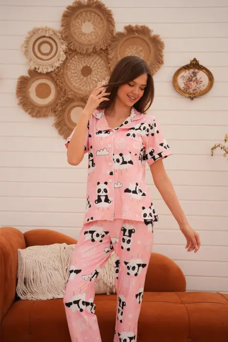 Panda Night Pajama Set image 1