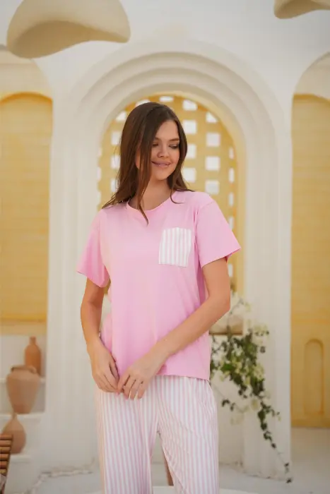 Pink Breezy Lounge Set image 1