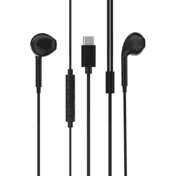 سماعات أذن ستيريو من باورولوجي بمنفذ USB-C، طول السلك 1.2 متر image 1