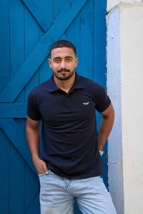 Wandy polo blue image 0