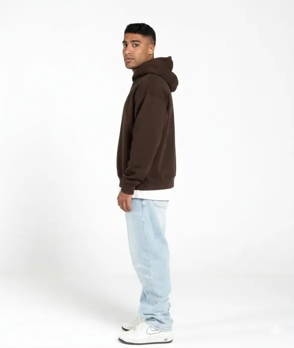 Fired Brown Hoodie image 0