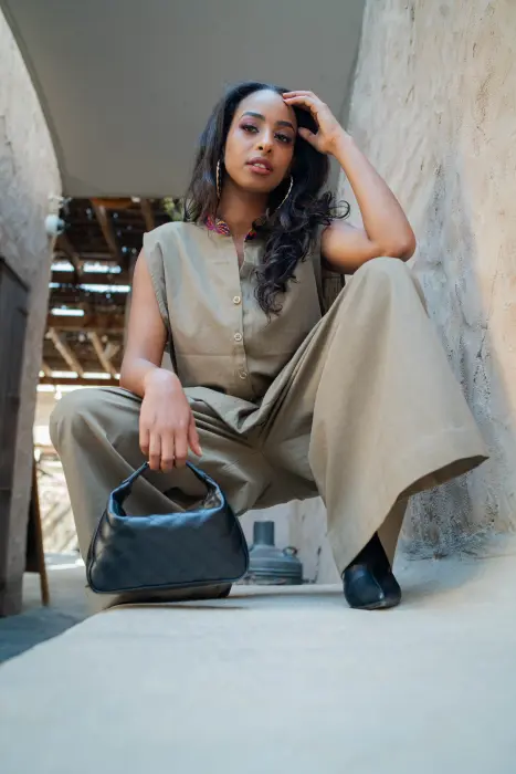 Cool Cotton khaki Set  image 1