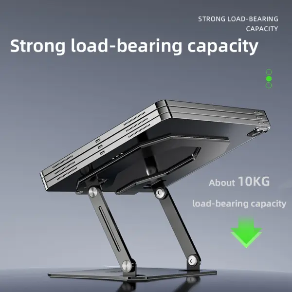 ستاند بيفا المعدني القوي للآيباد والتابلت مع فتحات التبريد وتمرير الأسلاك | PIVA Heavy Duty Metal Tablet & iPad Stand with Cooling Hole image 5