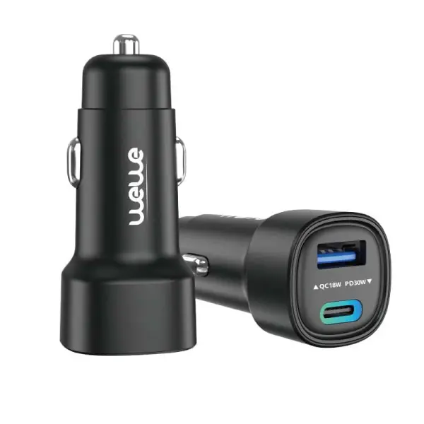 شاحن سيارة WeWe ذكي 48 وات سريع منفذين CV-004 image 0