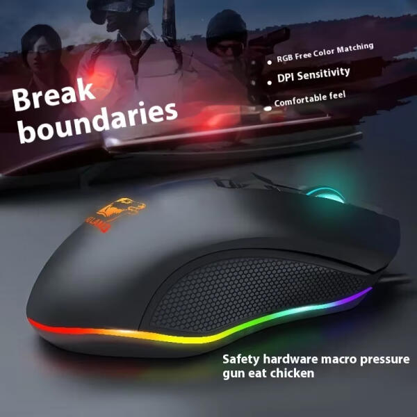 كيبورد جيمينج مع ماوس RGB مخصص لألعاب الشوتر Gaming keyboard with RGB mouse customized for shooter games image 2