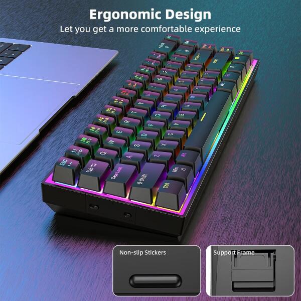 كيبورد جيمينج سلكي RGB مخصص لألعاب الشوتر Gaming keyboard RGB customized for shooter games image 5