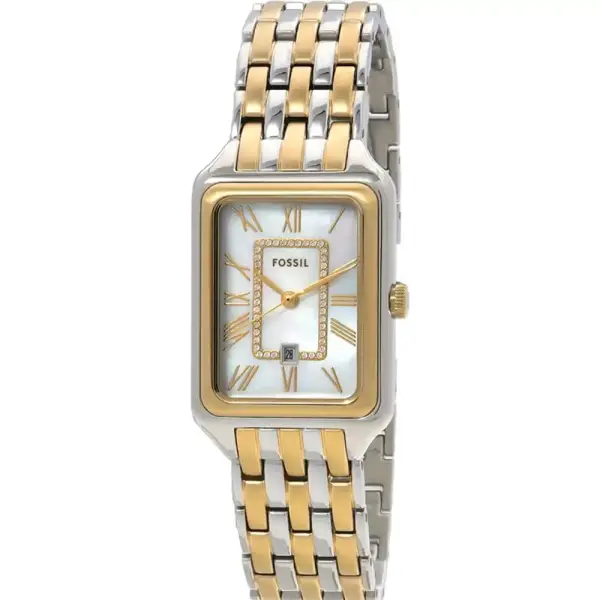  Fossil Raquel Three-Hand Date Two-Tone Stainless  image 0