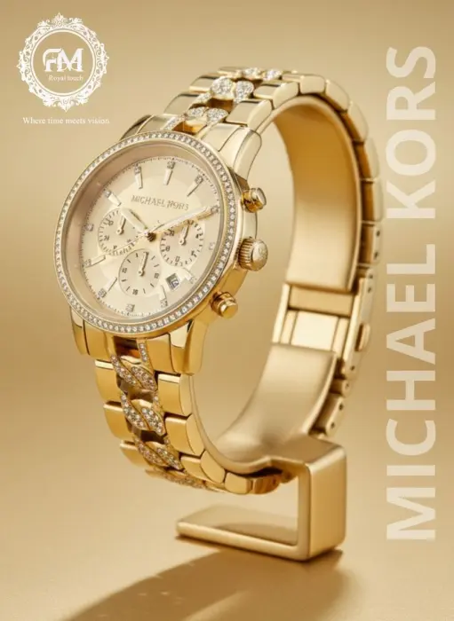 Michael Kors Ritz Gold-Tone Stainless Steel image 3