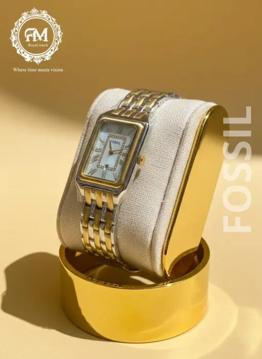  Fossil Raquel Three-Hand Date Two-Tone Stainless  image 3