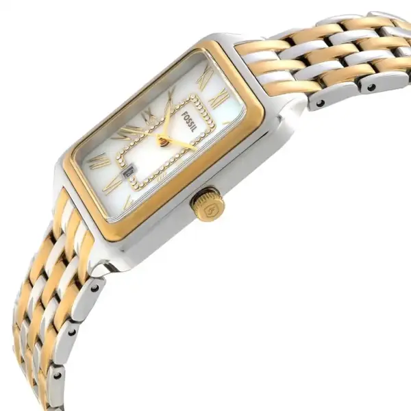  Fossil Raquel Three-Hand Date Two-Tone Stainless  image 1