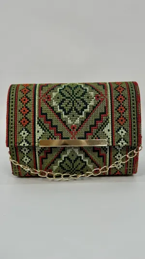HAND BAG WITH CHAIN HANDLE image 0