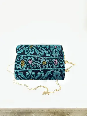 Pouch Bag with Shoulder Sling Chain image 1