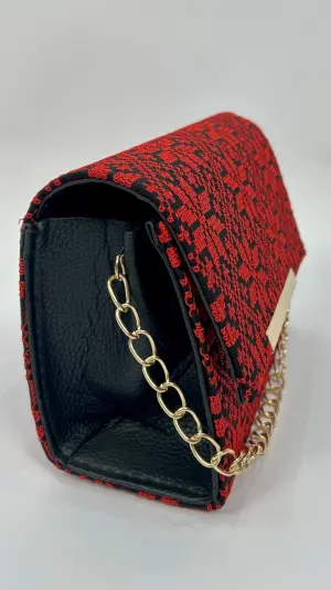 BAG WITH GOLD HANDLE image 6