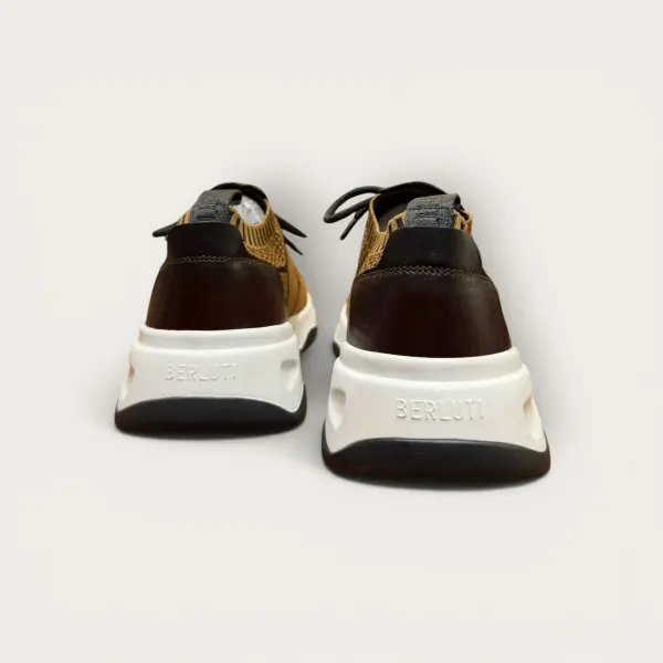 Berluti Shadow Sneaker Nylon and Calf Leather image 5