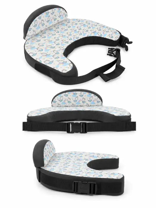 Breatfeeding pillow with waist belt image 1