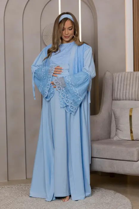 Daida set in baby blue (3pcs) image 0